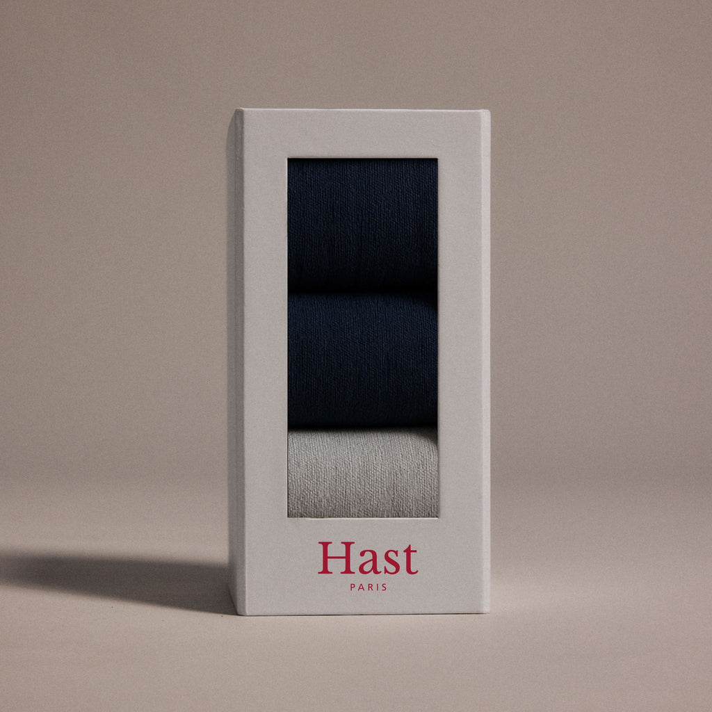 Pack de deux chaussettes rayées