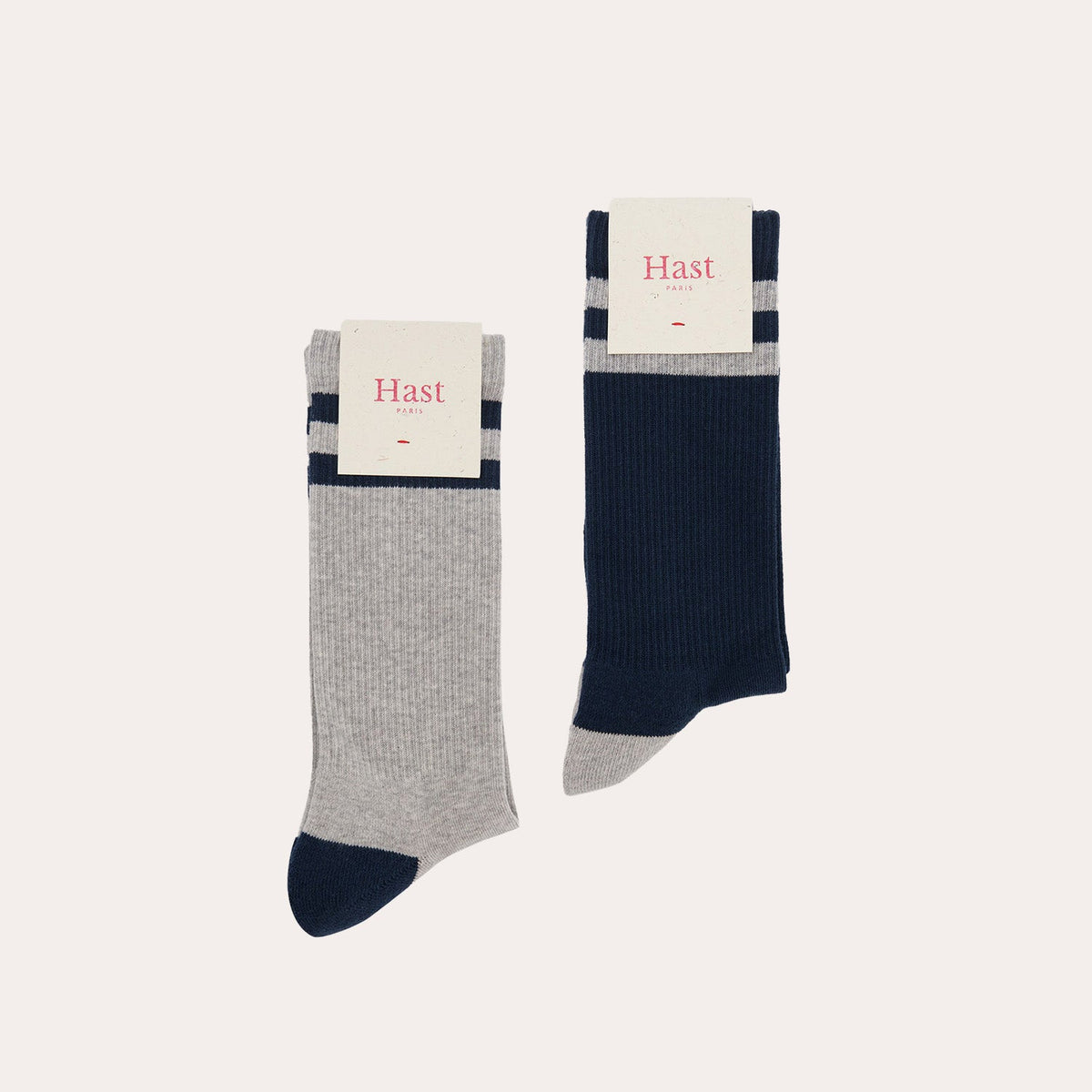 Pack de deux chaussettes rayées