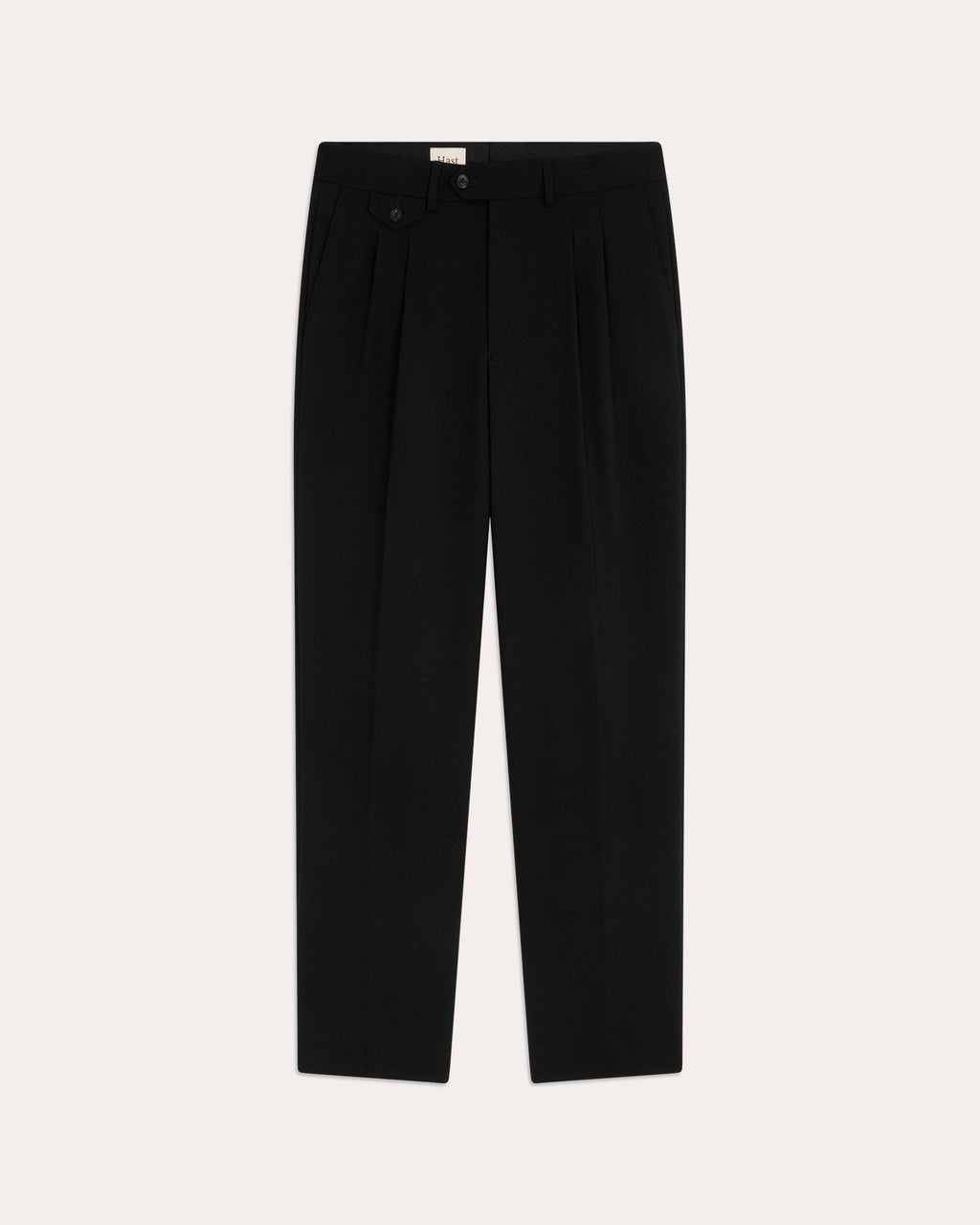 Costume en flanelle de laine noire