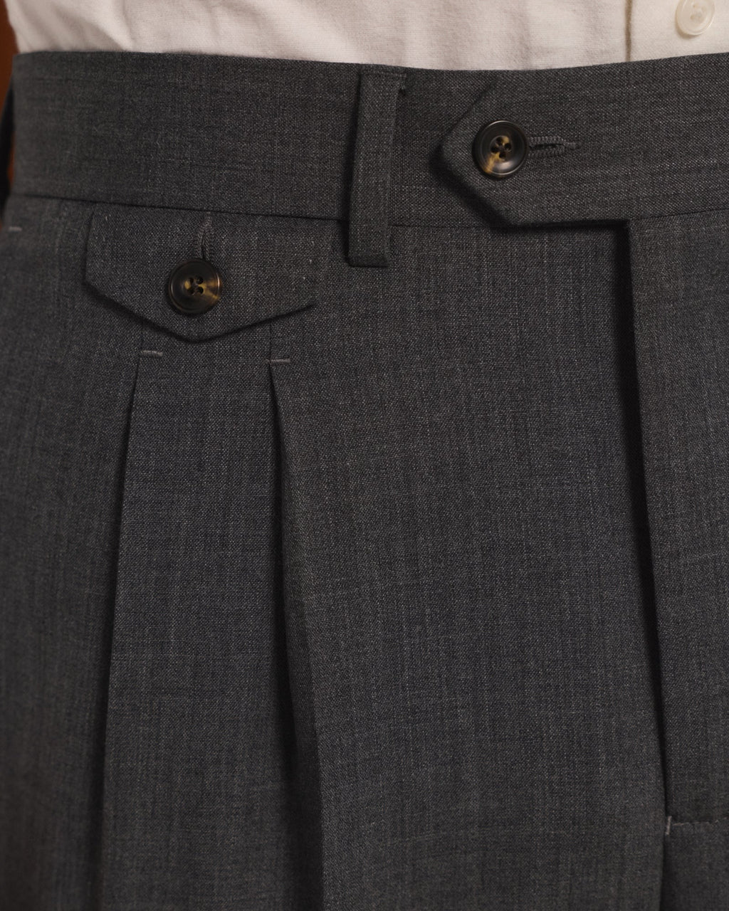 Costume formel en laine gris anthracite