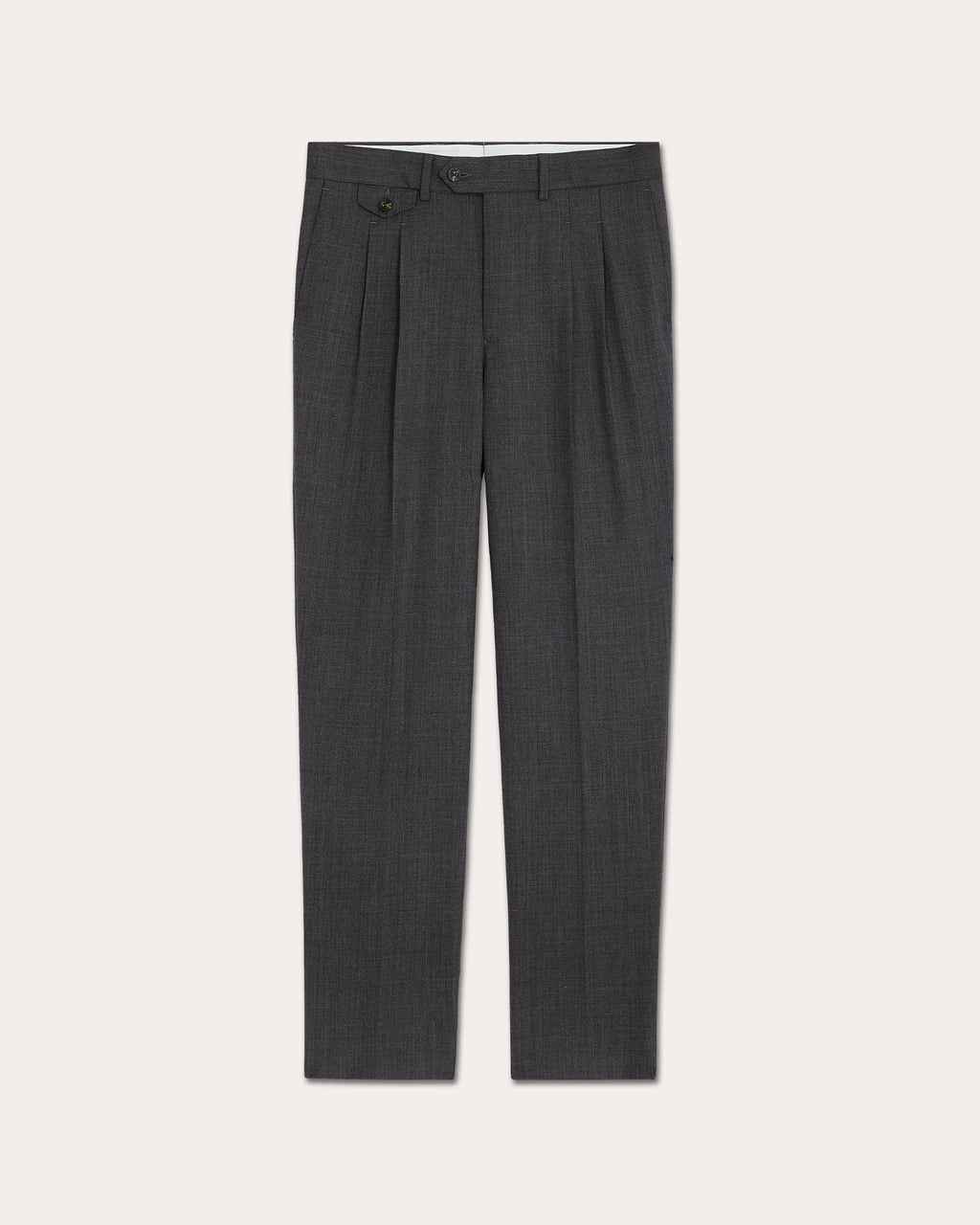 Costume formel en laine gris anthracite