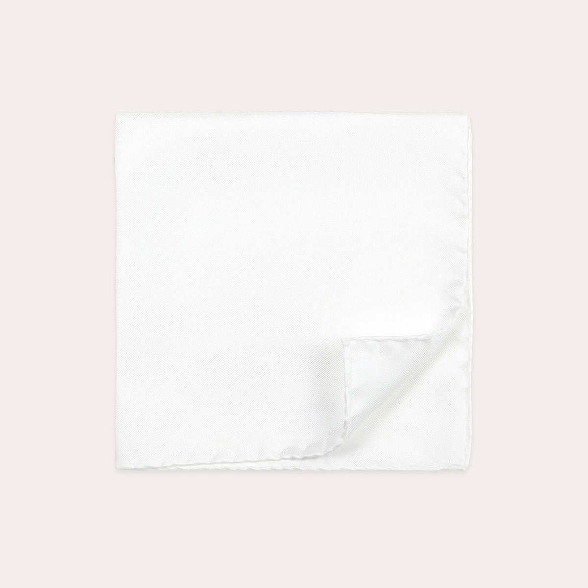 Pochette écru en soie écrue