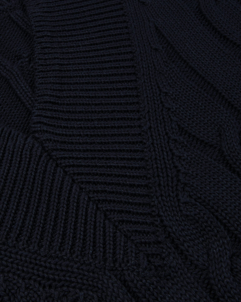 Pull en coton marine