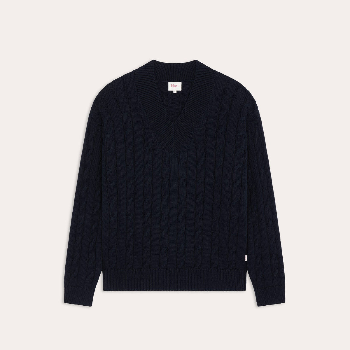 Pull en coton marine