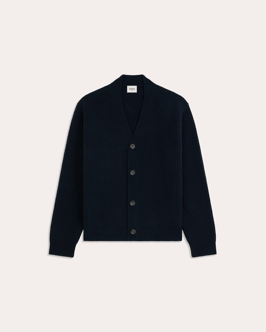 Cardigan en laine extrafine marine