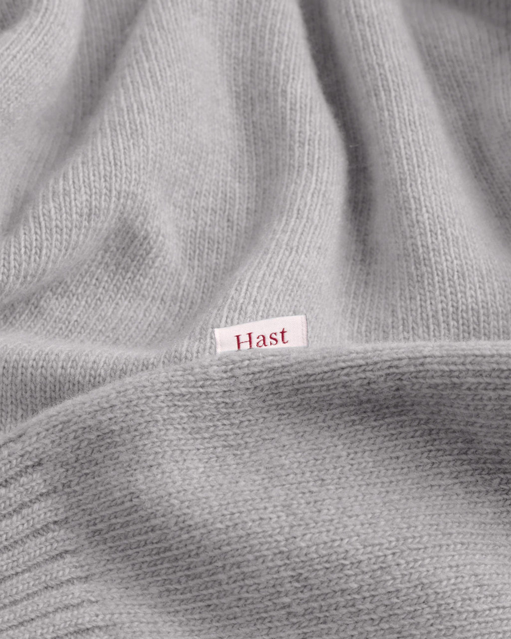 Pull col rond en laine mérinos extrafine supergeelong gris