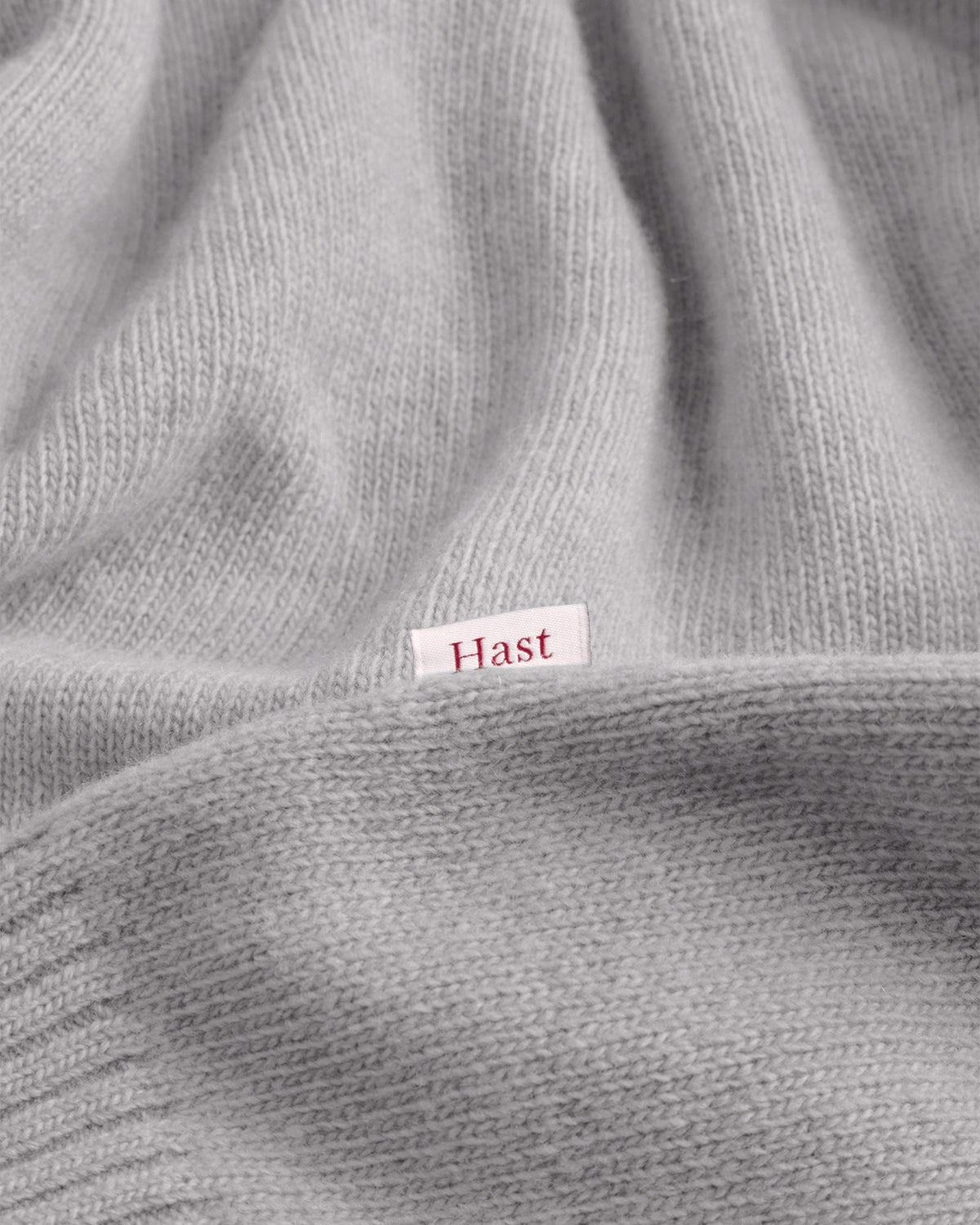 Pull col rond en laine mérinos extrafine supergeelong gris