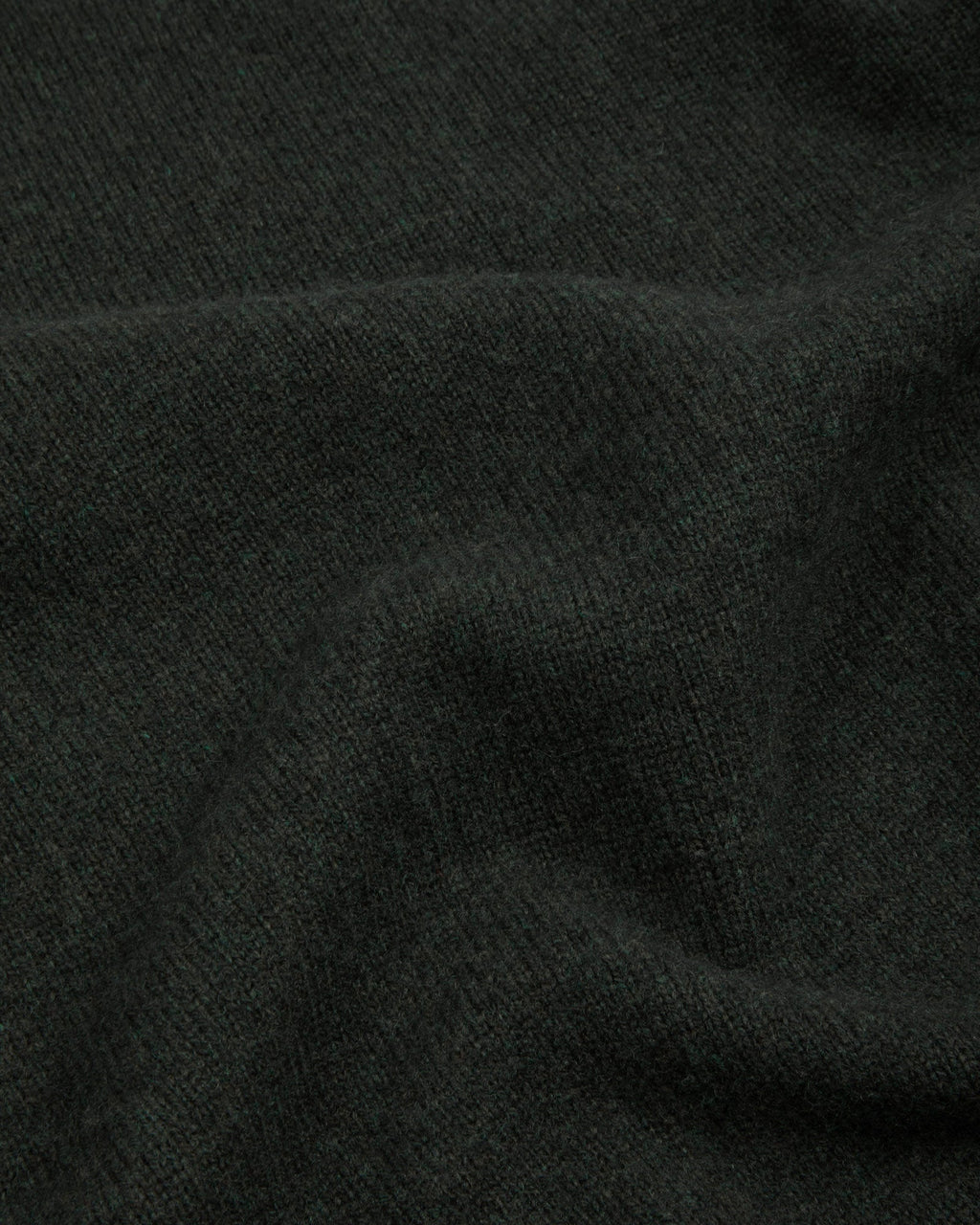 Pull col rond en laine mérinos supergeelong vert