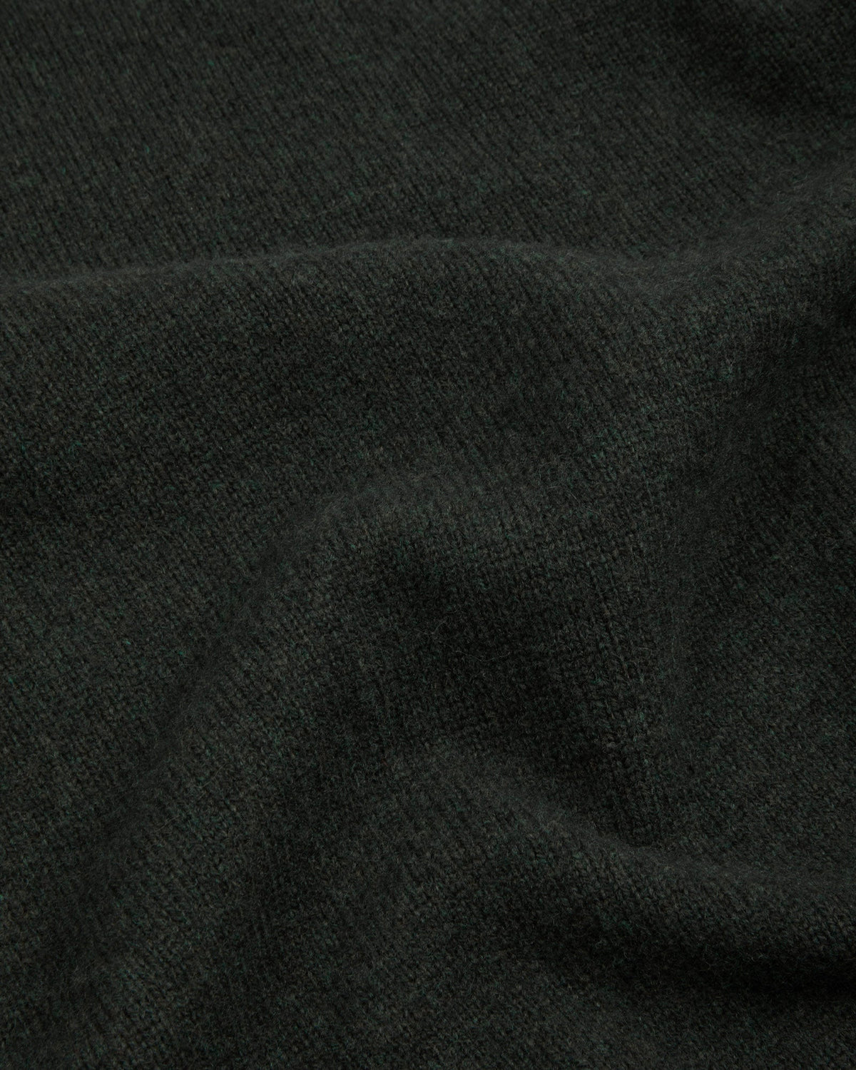 Pull col rond en laine mérinos supergeelong vert