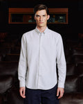 Chemise décontractée en coton rayé bleu