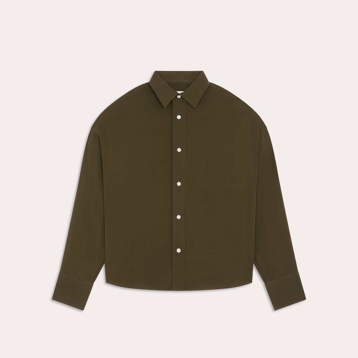 Chemise décontractée kaki