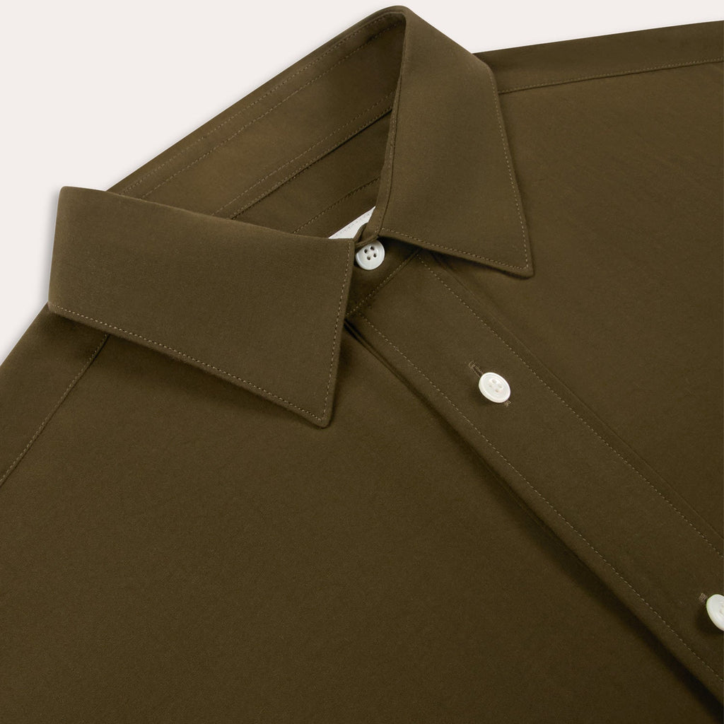 Chemise décontractée kaki