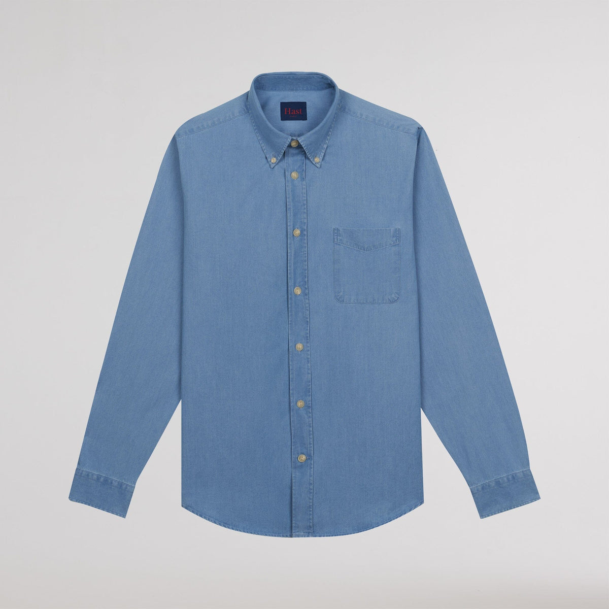 Chemise en denim bleu clair