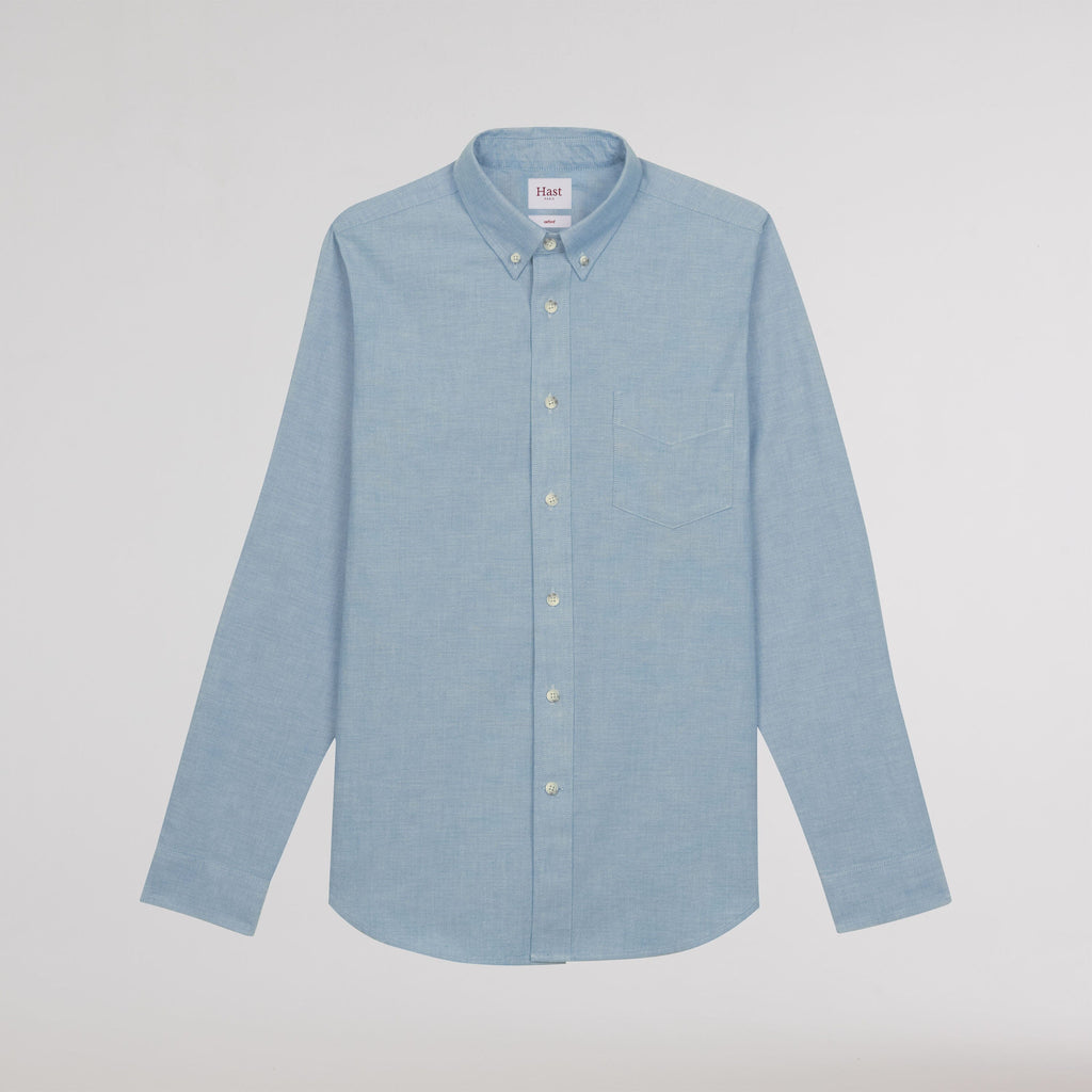 Chemise en oxford verte
