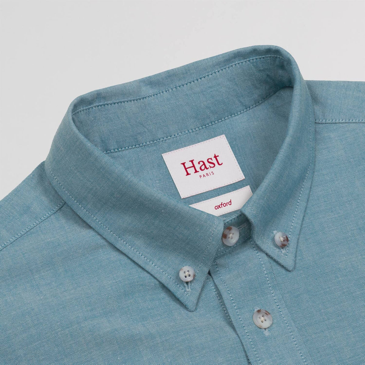 Chemise en oxford verte