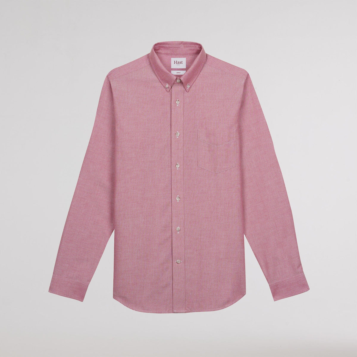Chemise en oxford bordeaux