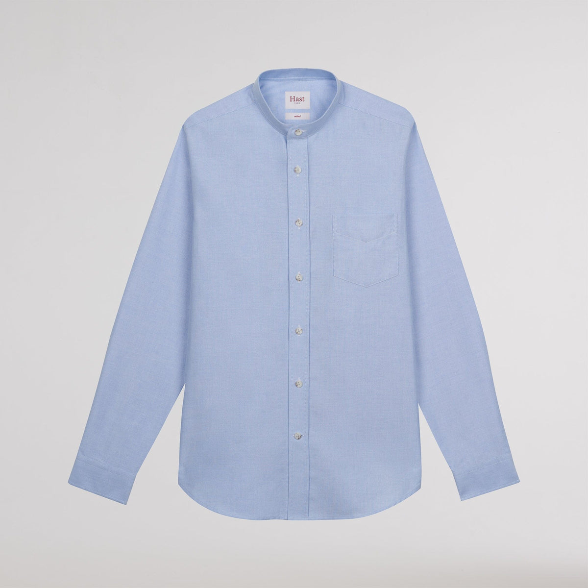 Chemise en oxford bleu ciel