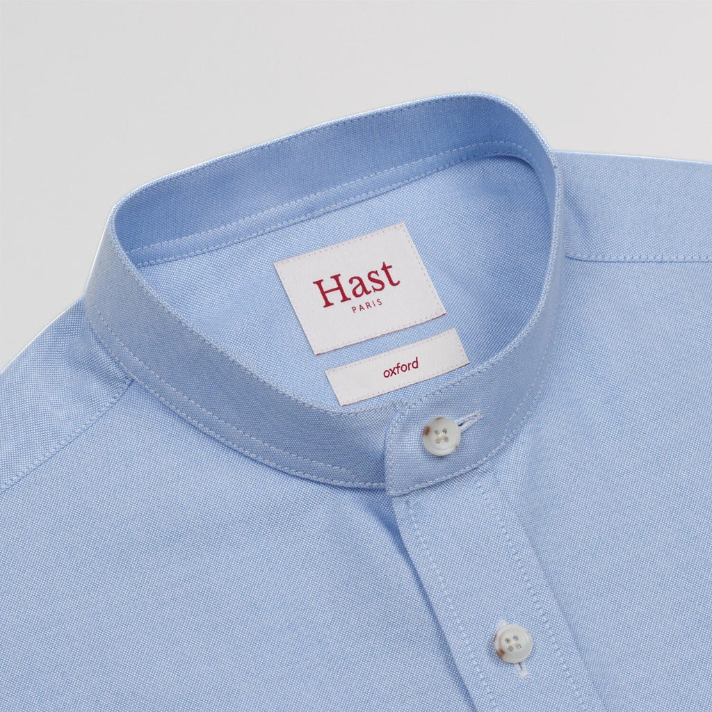 Chemise en oxford bleu ciel