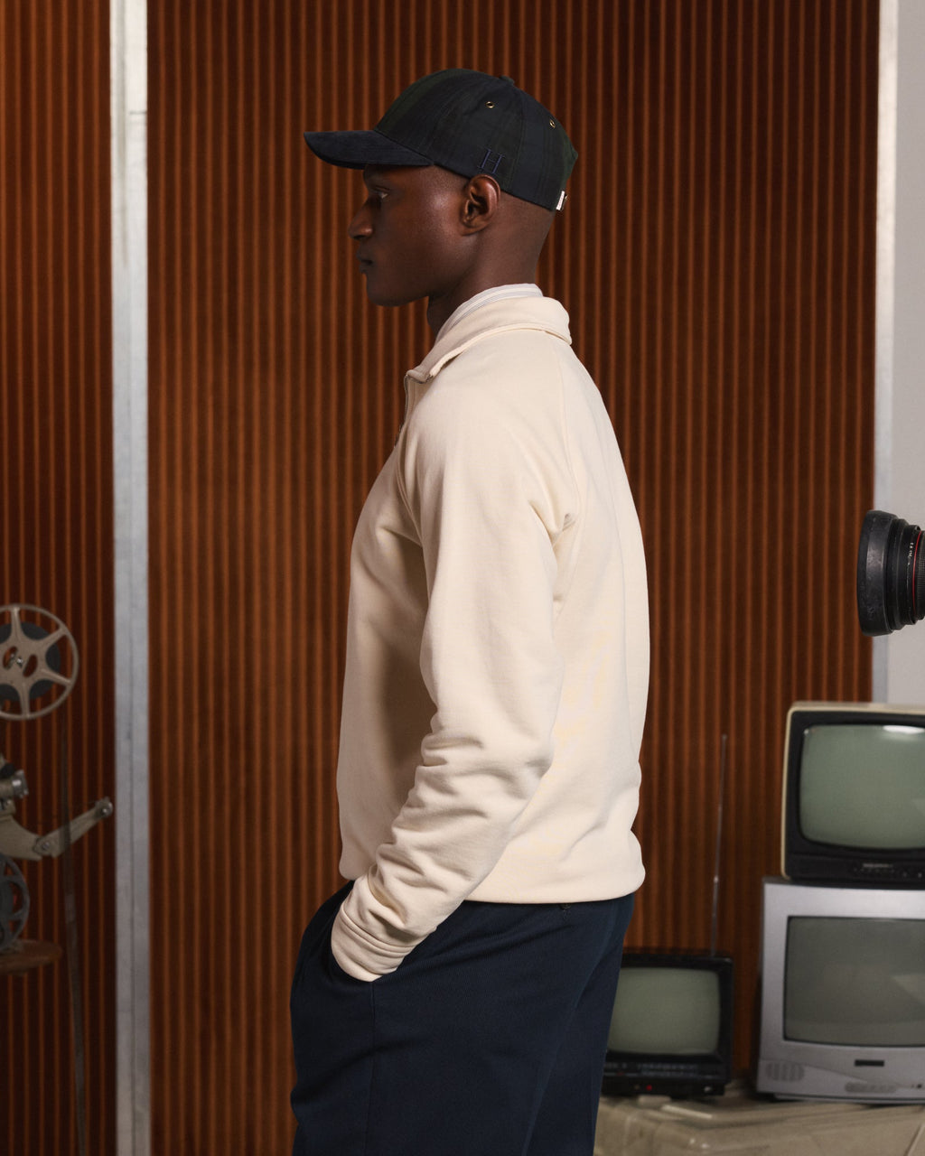 Sweat en coton écru