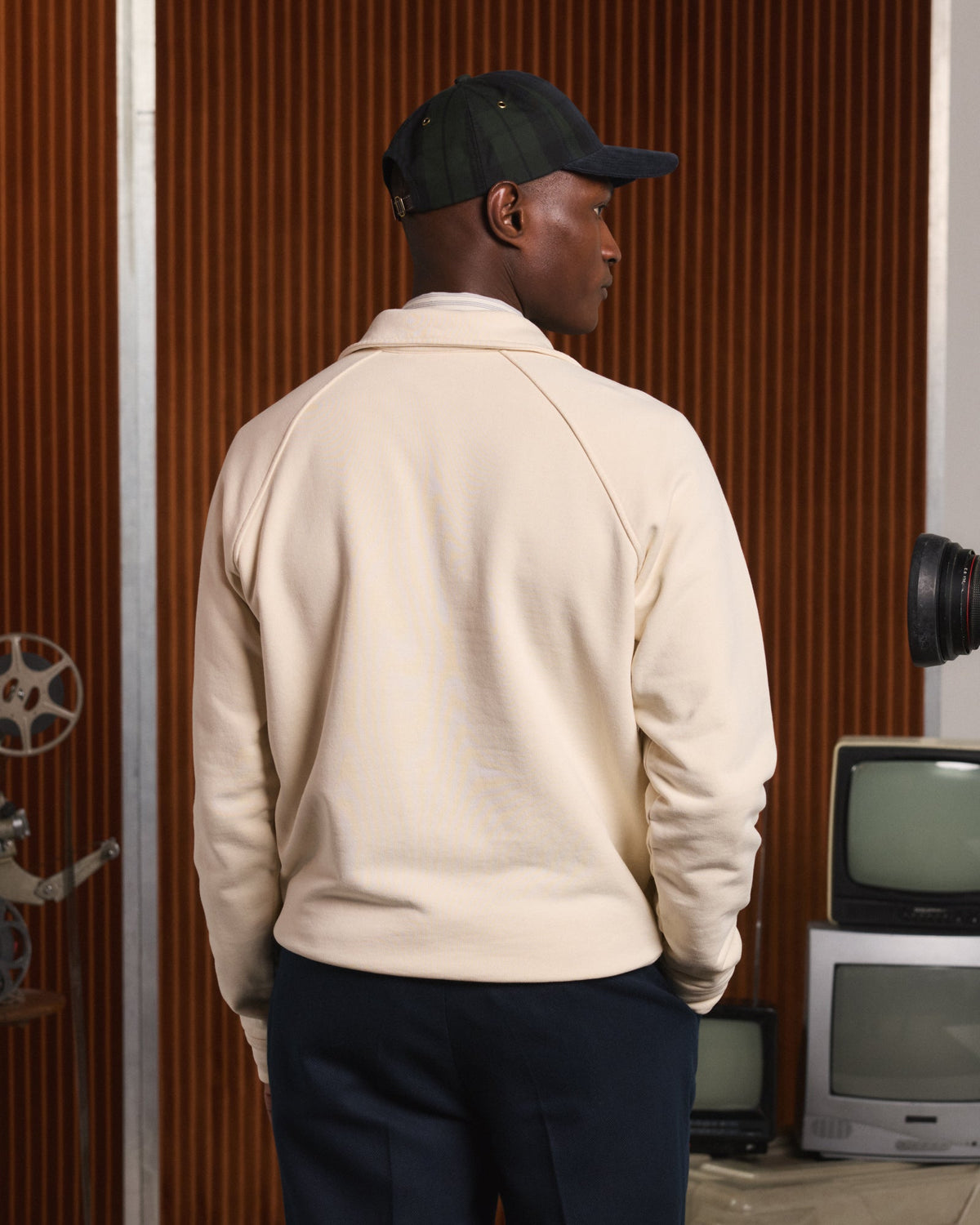 Sweat en coton écru