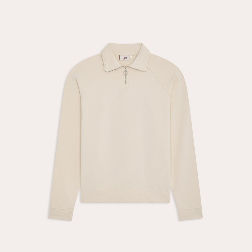 Sweat en coton écru