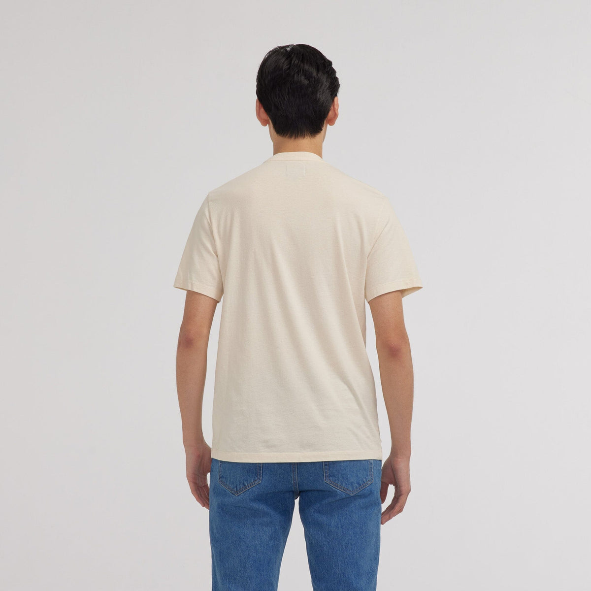T-shirt en coton biologique écru