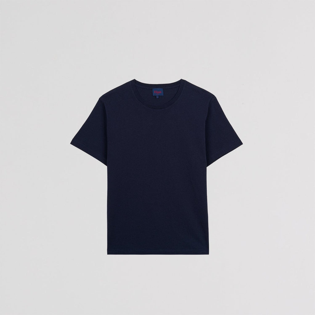 T-shirt en coton biologique bleu marine