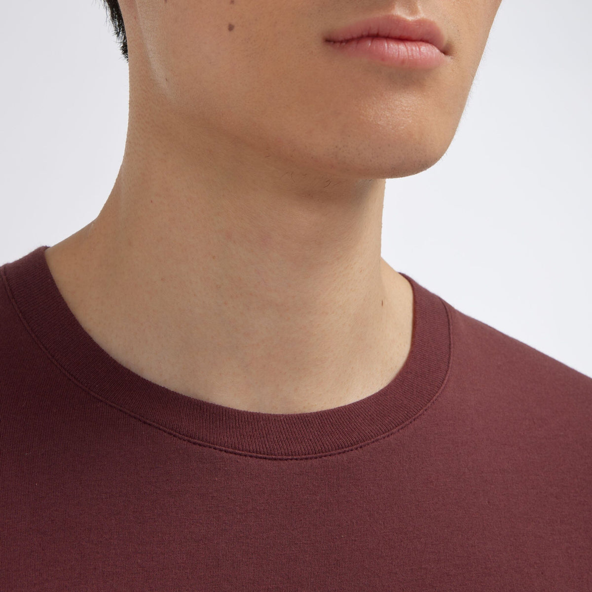 Tee-shirt en coton biologique prune