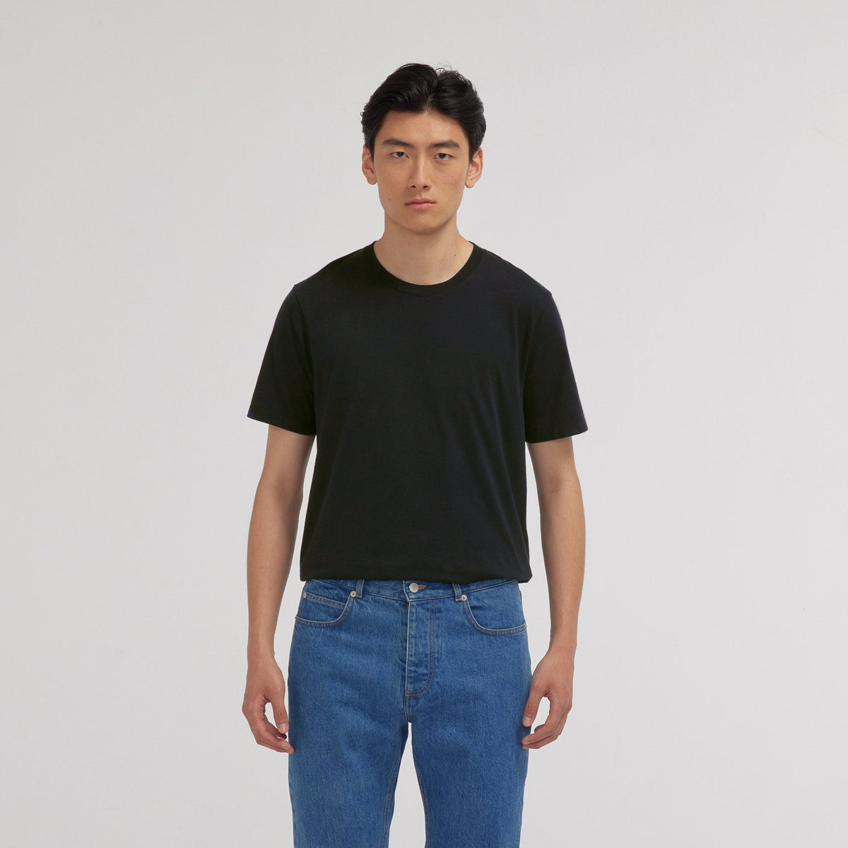 Tee-shirt en coton noir