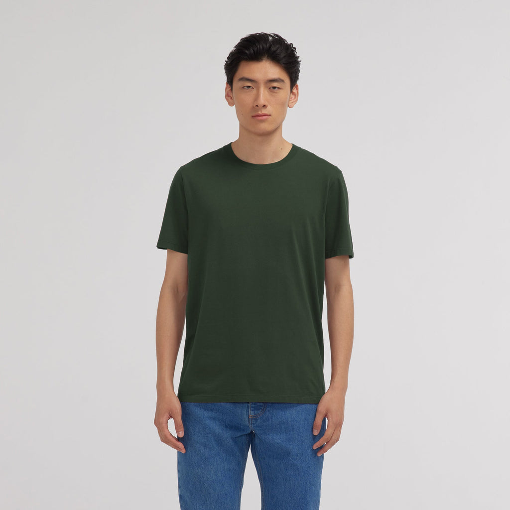 Tee-shirt en coton vert