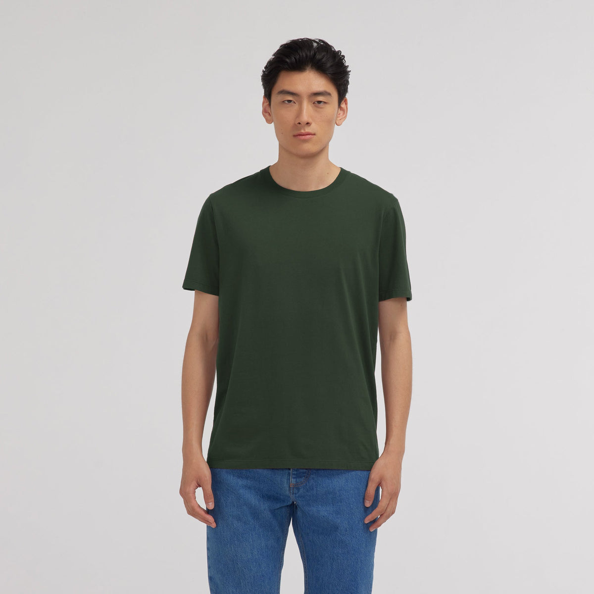 Tee-shirt en coton vert