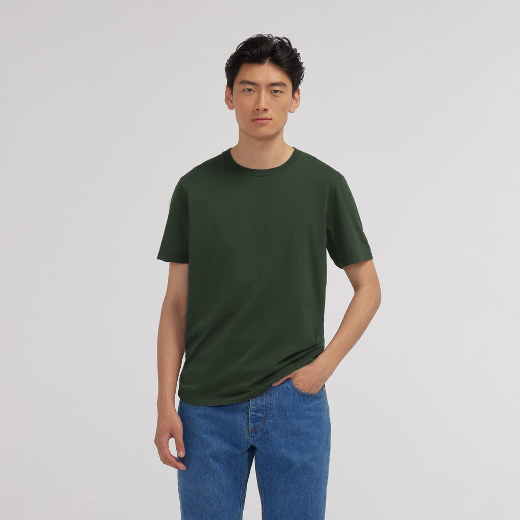 Tee-shirt en coton vert
