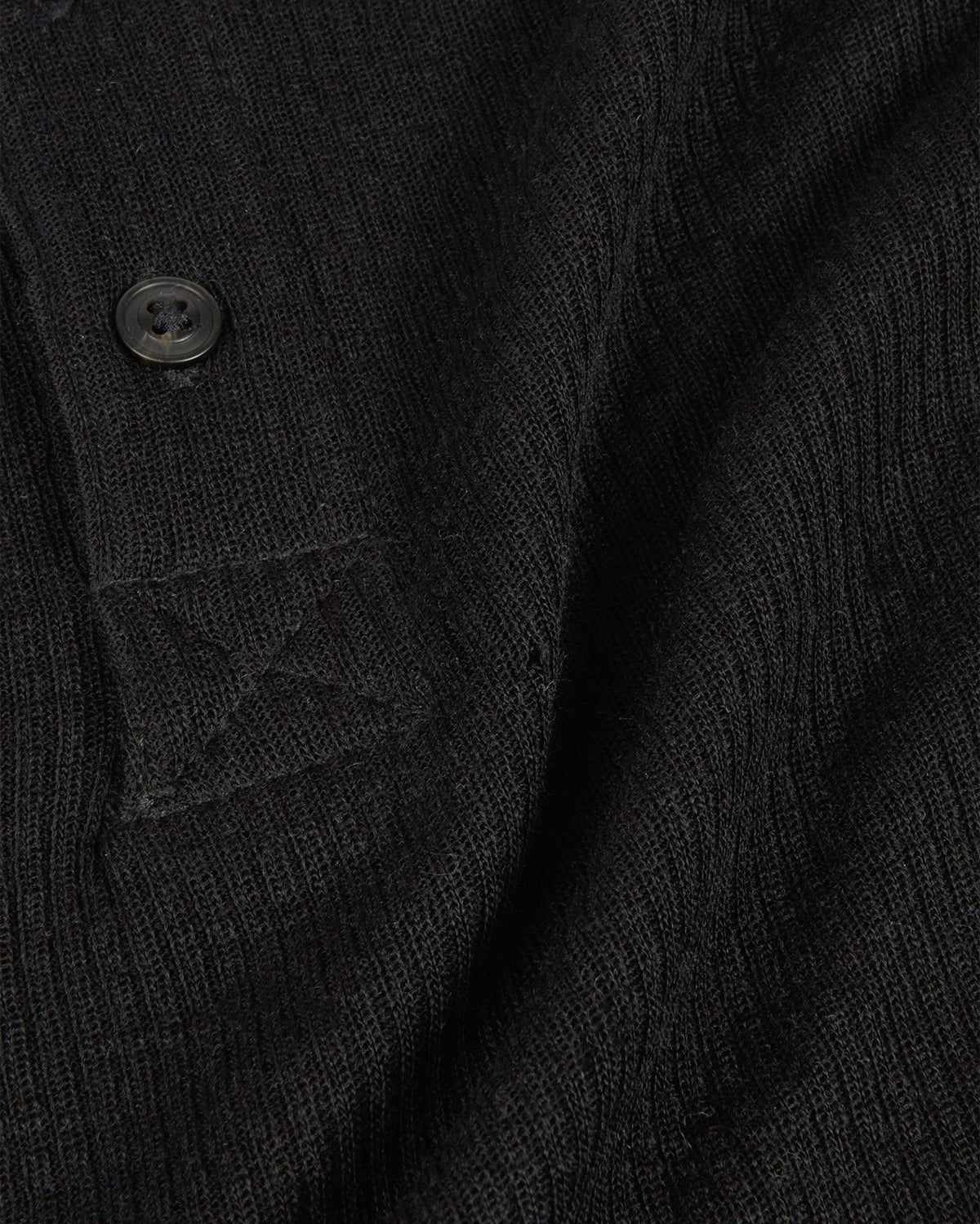Henley en laine noire