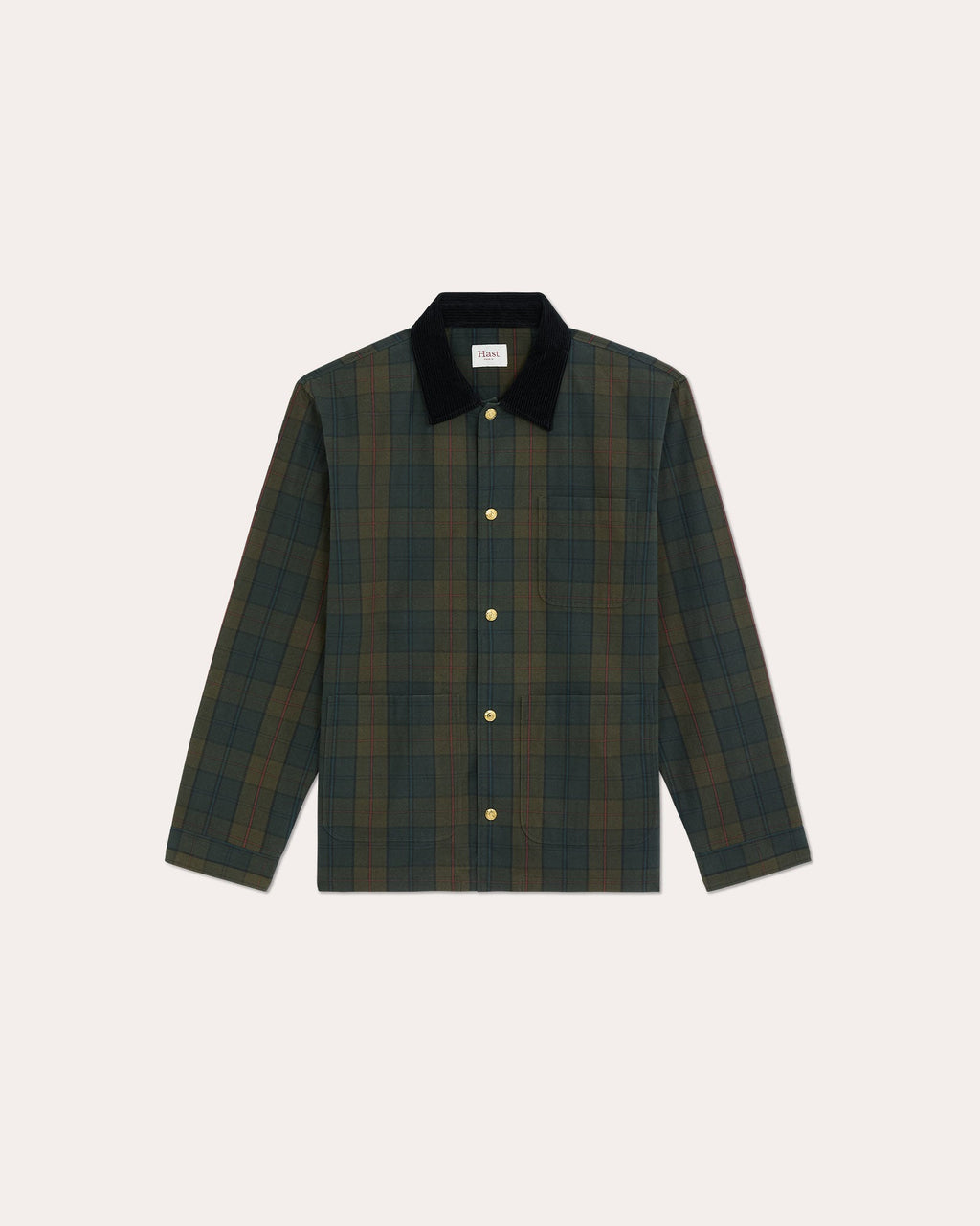 Veste en tartan vert Halley Stevensons