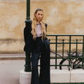 Chemise à rayures bordeaux en coton
