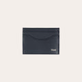 Porte-cartes en cuir lisse marine
